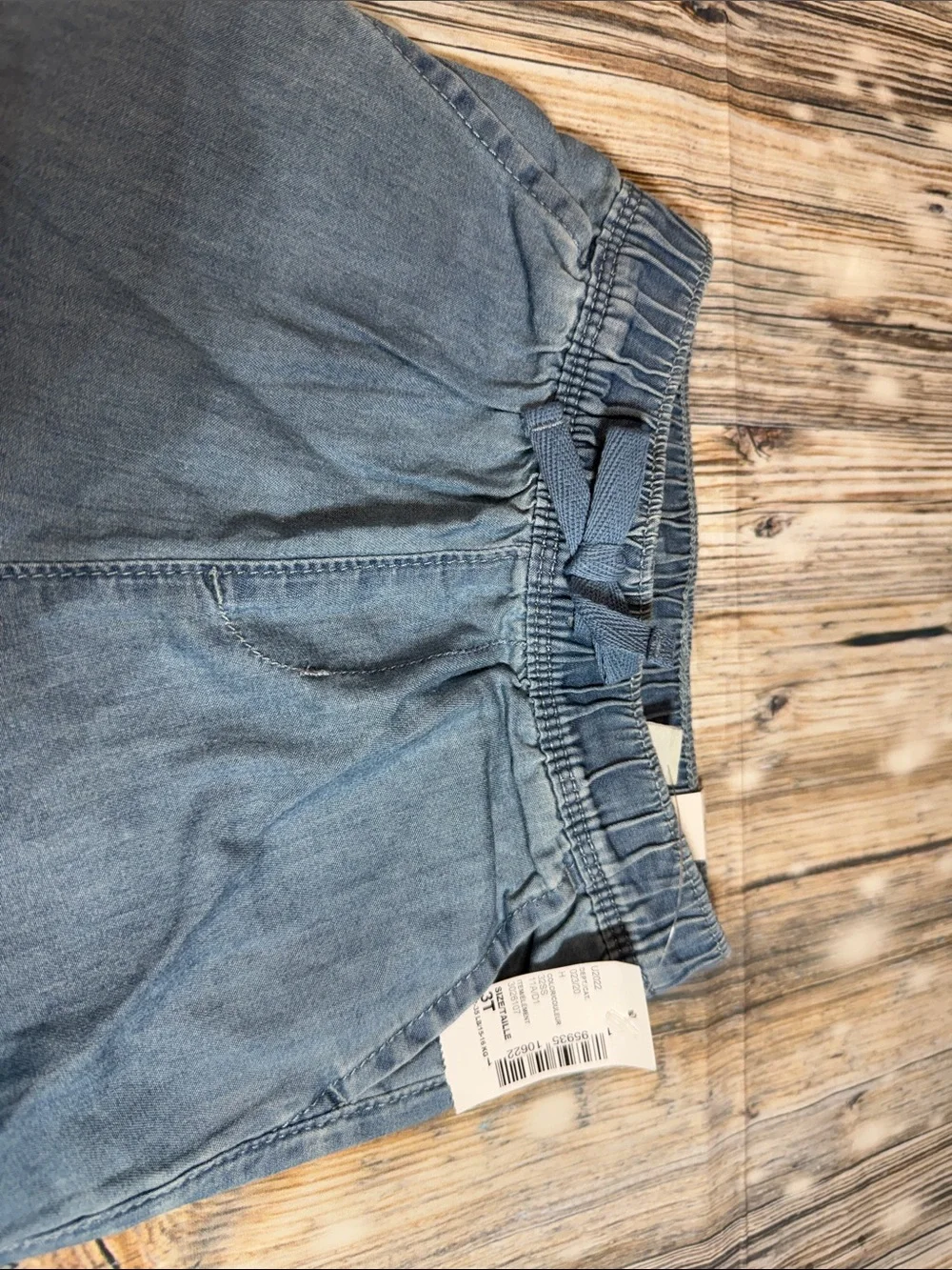 The Children's Place Light Blue Elastic-Waist Kids Jeans